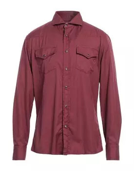 Рубашка Brunello Cucinelli, бордовый