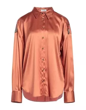 Рубашка Brunello Cucinelli, оранжевый