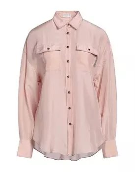 Рубашка Brunello Cucinelli, розовый