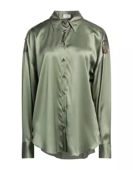 Рубашка Brunello Cucinelli, зеленый