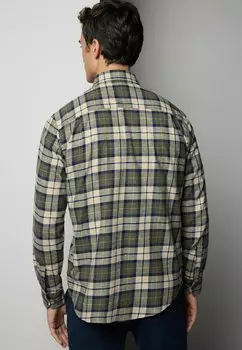 Рубашка BRUSHED CHECKED Next, зеленый