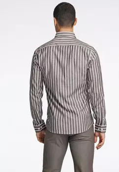 Рубашка Brushed Lindbergh, цвет Ciemnobrzowy