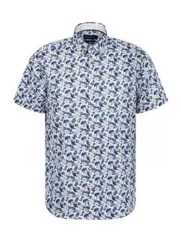 Рубашка Bugatti, цвет 340-blaugrau