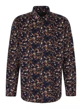 Рубашка Bugatti Freizeithemd 1:1 Arm, цвет marine