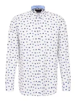 Рубашка Bugatti Freizeithemd 1:1 Arm, цвет marine