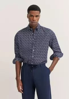 Рубашка bugatti, темно-синий