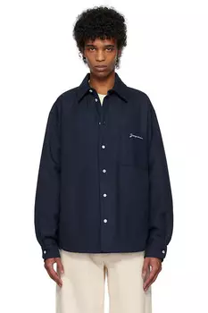 Рубашка булочника Jacquemus, синий