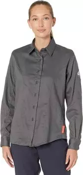 Рубашка Bulwark FR iQ Series Comfort Woven Long Sleeve Shirt, цвет Charcoal