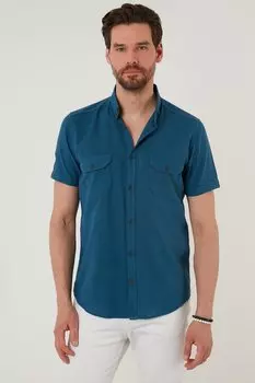 Рубашка Buratti, цвет indigo