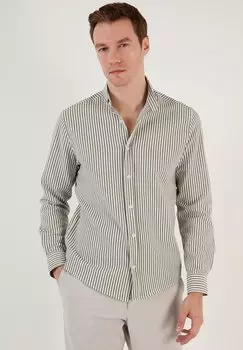 Рубашка Buratti, цвет khaki white