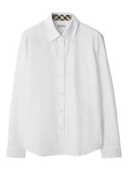 Рубашка Burberry из хлопкового поплина, белый