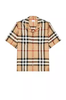 Рубашка Burberry Reepham, цвет Archive Beige