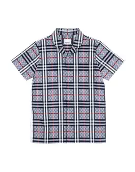 Рубашка Burberry, серый