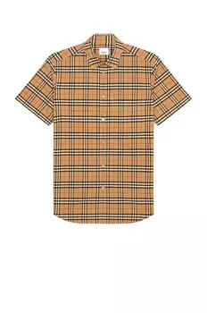 Рубашка Burberry Simpson Casual, цвет Archive Beige