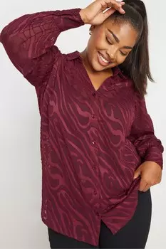 Рубашка Burnout Yours Curve, красный