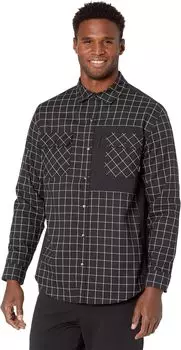 Рубашка Burton Brighton Tech Flannel, цвет True Black Performer Plaid