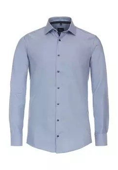 Рубашка BUSINESS UNI MODERN FIT VENTI, цвет graues mittelblau