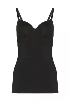 Рубашка-бюстгальтер Sidney, со встроенными косточками, однотонная, для женщин Sylvia Speidel., черный