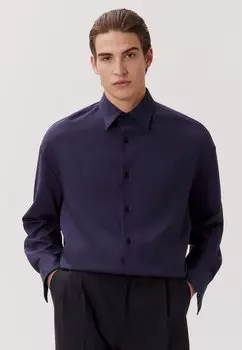 Рубашка Button-down blouse Studio Seidensticker, темно-синий