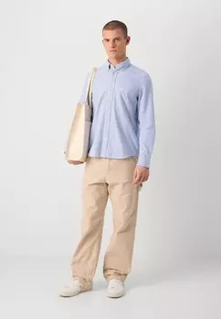 Рубашка BUTTON DOWN COLLAR LONG SLEEVES CHEST POCKET ROUND HEM Marc O'Polo, светло-голубой