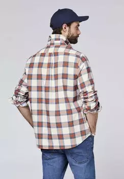 Рубашка Button-Down-Kragen Polo Sylt, бело-красная