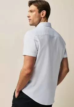 Рубашка BUTTON DOWN OXFORD SHORT SLEEVE, REGULAR FIT Next, белый