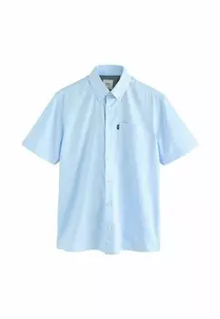 Рубашка BUTTON DOWN OXFORD SHORT SLEEVE - REGULAR FIT Next, синий