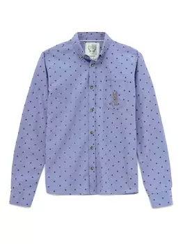 Рубашка By Diess Collection Regular fit Button Up, синий