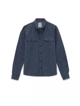Рубашка By Diess Collection Regular fit Button Up, цвет Blue/Navy/Dusty blue