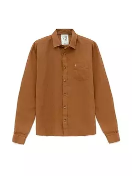 Рубашка By Diess Collection Regular fit Button Up, коричневый