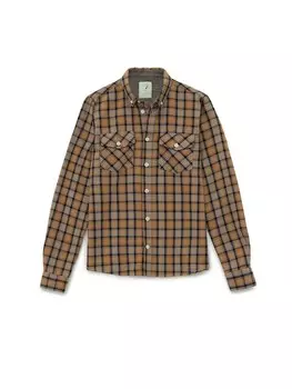 Рубашка By Diess Collection Regular fit Button Up, коричневый