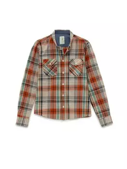 Рубашка By Diess Collection Regular fit Button Up, красный