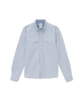 Рубашка By Diess Collection Regular fit Button Up, синий