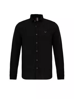 Рубашка By Diess Collection Regular fit Button Up, черный