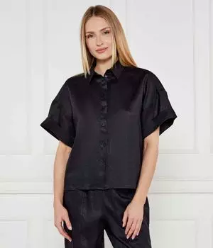 Рубашка c_bisenas Oversize fit Boss Orange, черный