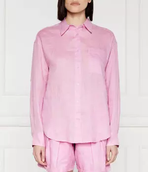 Рубашка c_bostik Relaxed fit Boss Orange, лавандовый