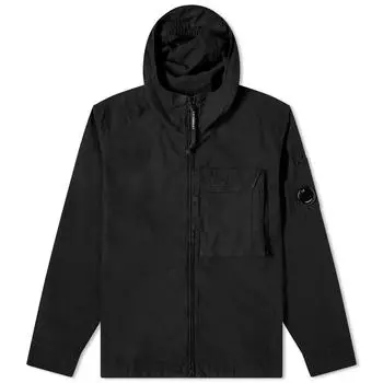 Рубашка C.P. Company Ottoman Hooded, черный
