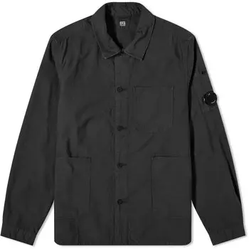 Рубашка C.P. Company Ottoman Workwear Shirt, черный