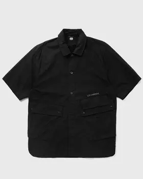 Рубашка C.P. Company Popeline Shirts - Short Sleeve, черный