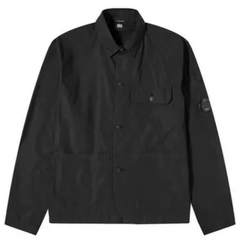 Рубашка C.P. Company Popeline Workwear Shirt, черный