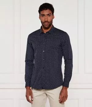 Рубашка c-roan-kent-c1-243 Slim fit Boss, синий
