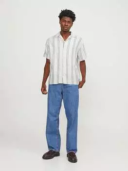 Рубашка Cabana Jack & Jones, белый/черный