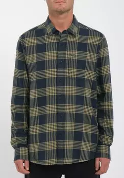 Рубашка Caden Plaid Ls Volcom, цвет navy