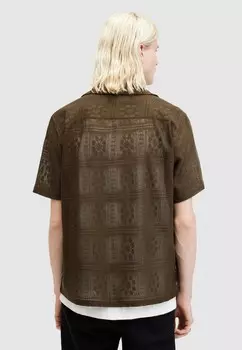 Рубашка CALETA AllSaints, коричневый