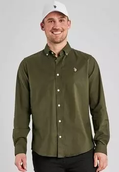 Рубашка CALVERT FLEX U.S. Polo Assn., темно-зеленый