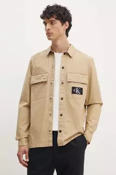 Рубашка Calvin Klein Jeans, бежевый