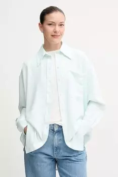 Рубашка Calvin Klein Jeans, бирюзовый