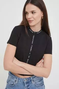 Рубашка Calvin Klein Jeans, черный