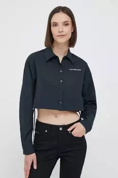 Рубашка Calvin Klein Jeans, черный
