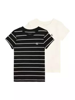 Рубашка Calvin Klein Jeans, черный/белый